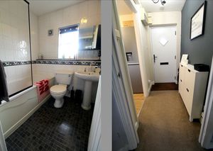 Bathroom and Hallway- click for photo gallery
